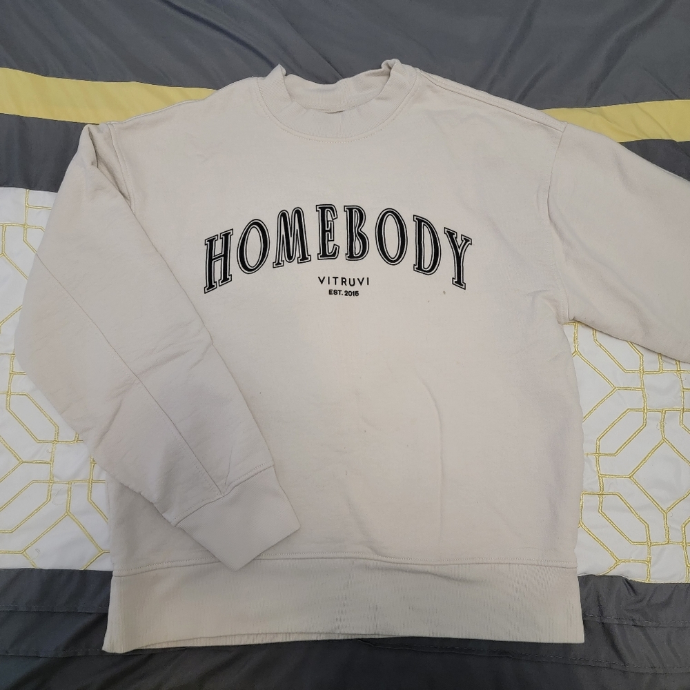 Vitruvi | Homebody crewneck sweater